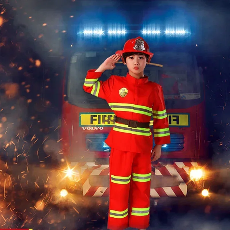 Cosplay Prop Works - 2026 New Firefighter Uniform Sam Fireman