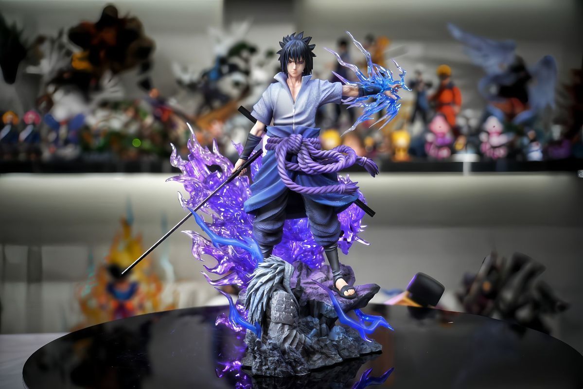 Anime Ninja Figure Flame Effec - огляд і ціна Cosplay Prop Display
