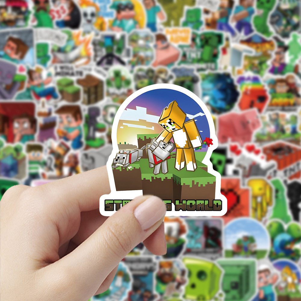 104pcs Minecrafte Stickers Cre - огляд і ціна Cosplay Prop Dagger