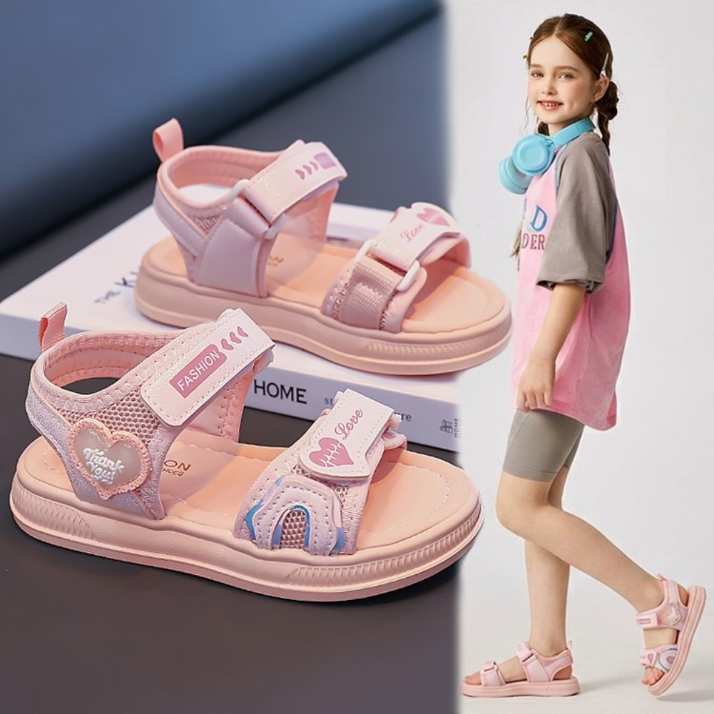 Girls' Heart-Shaped Princess S - огляд і ціна Velcro Hook Loop