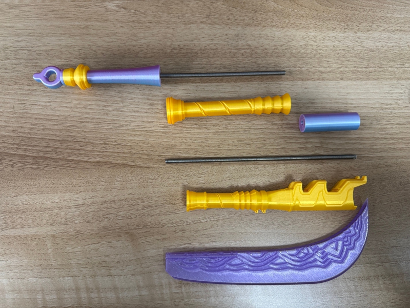 Ancient-style Colorful Cartoon - огляд і ціна Cosplay Prop 3D Print Settings