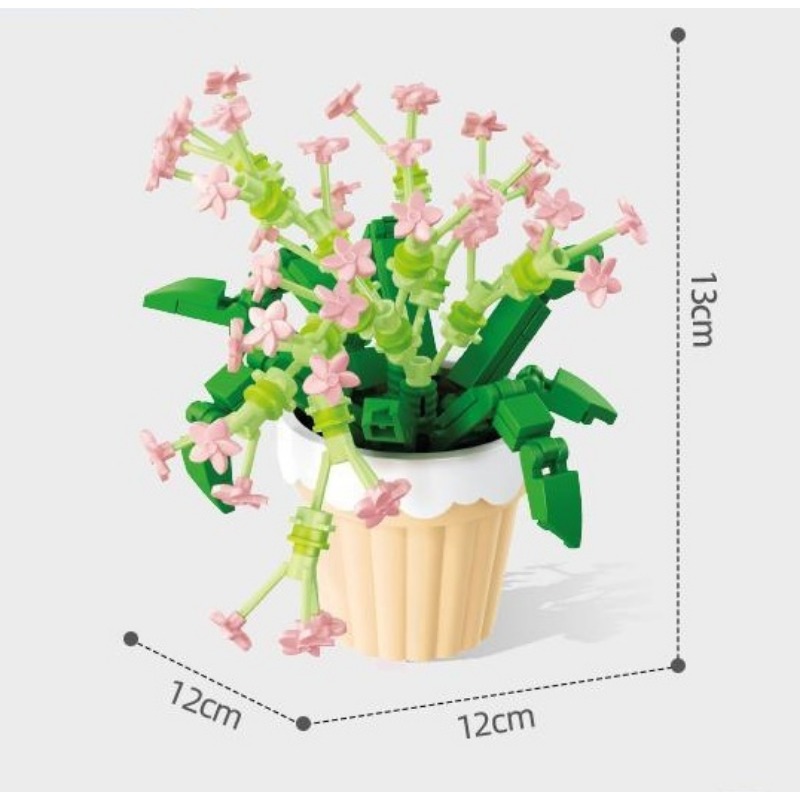 Building Block Potted Flower M - огляд і ціна Cosplay Prop Display