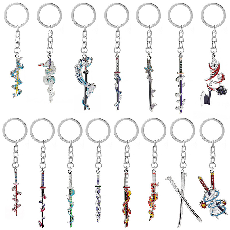 15 Styles Anime Ghost Kill Key - огляд і ціна Cosplay Prop Dagger