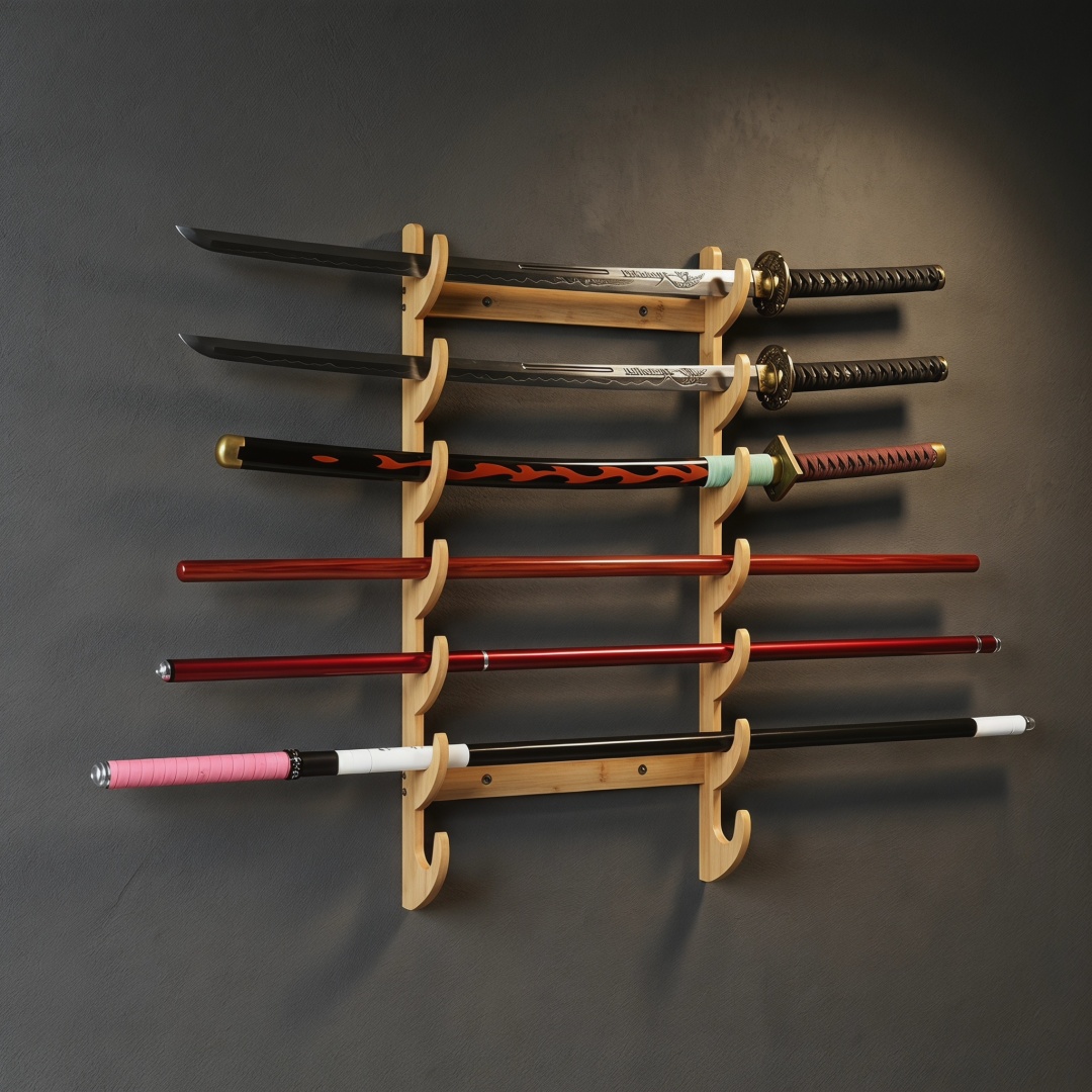 8-Layers Wall Sword Storage Sh - огляд і ціна Cosplay Prop Dagger