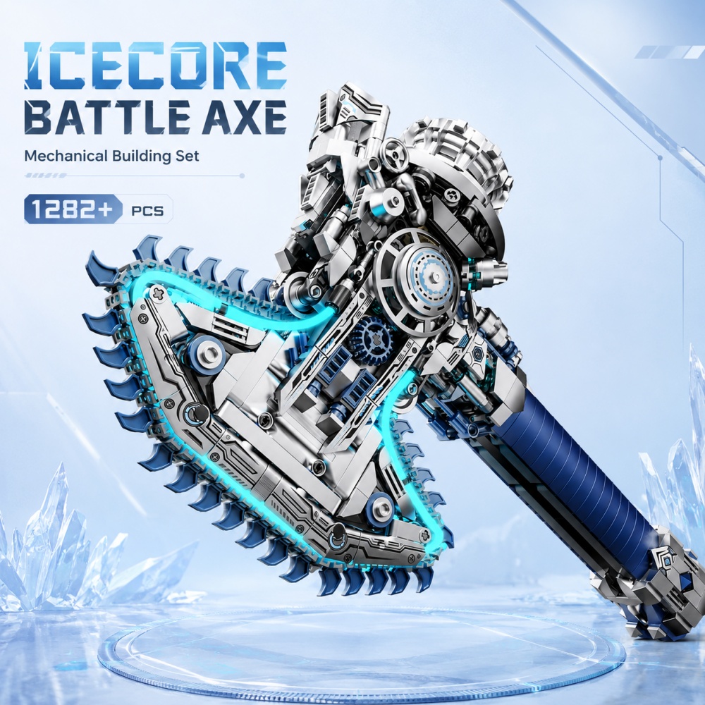1282Pcs Technical Ice Battle A - огляд і ціна Cosplay Prop Building