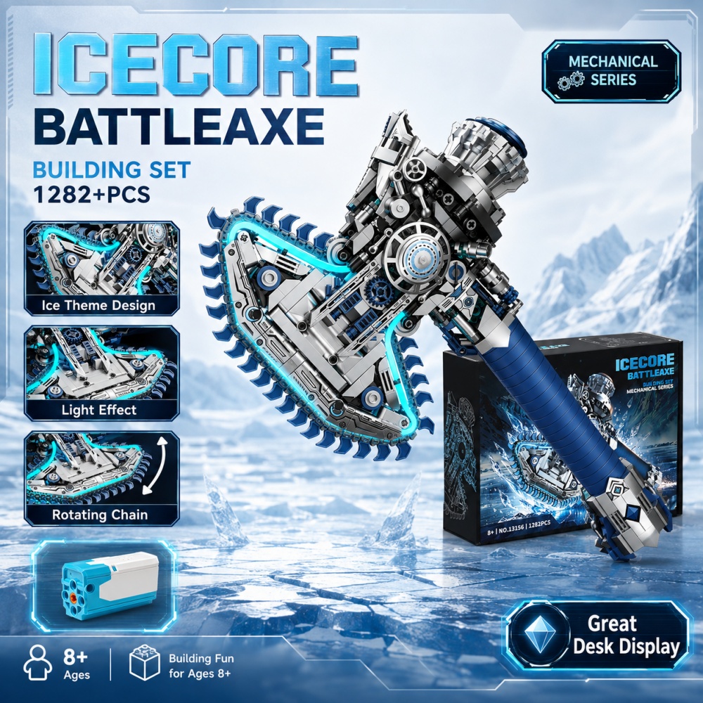 1282Pcs Technical Ice Battle A - огляд і ціна Cosplay Prop Building