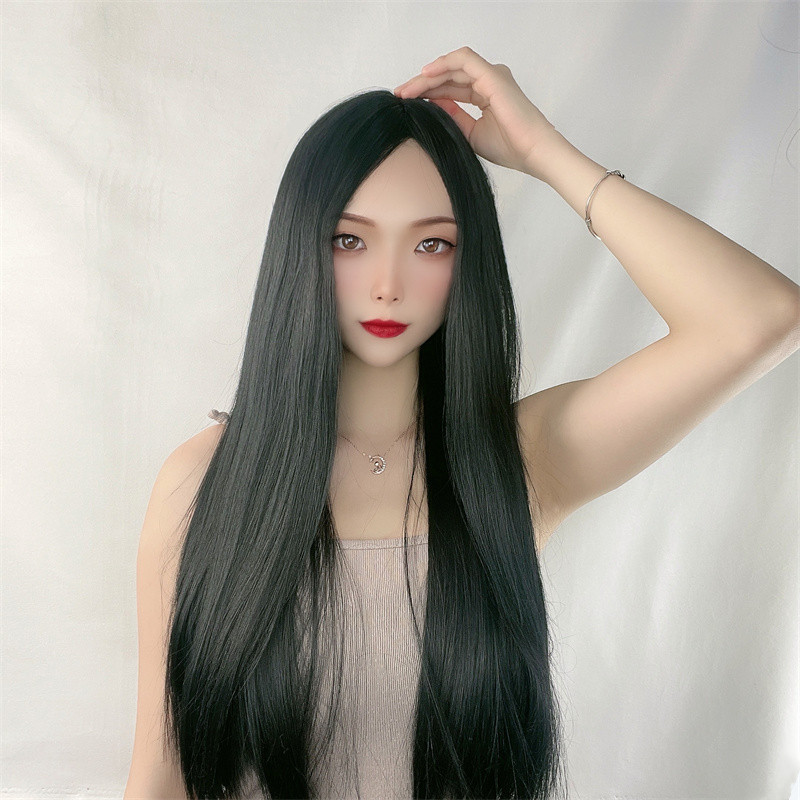 Women's long straight hair wig - огляд і ціна Wig Fiber Net