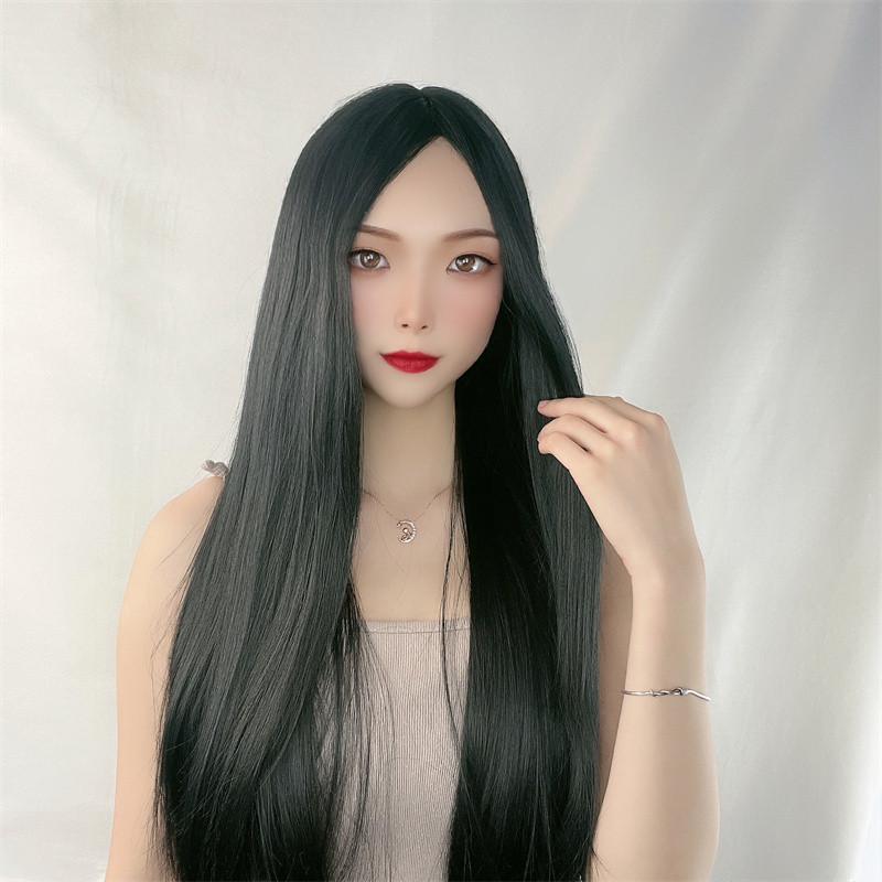 Women's long straight hair wig - огляд і ціна Wig Fiber Net