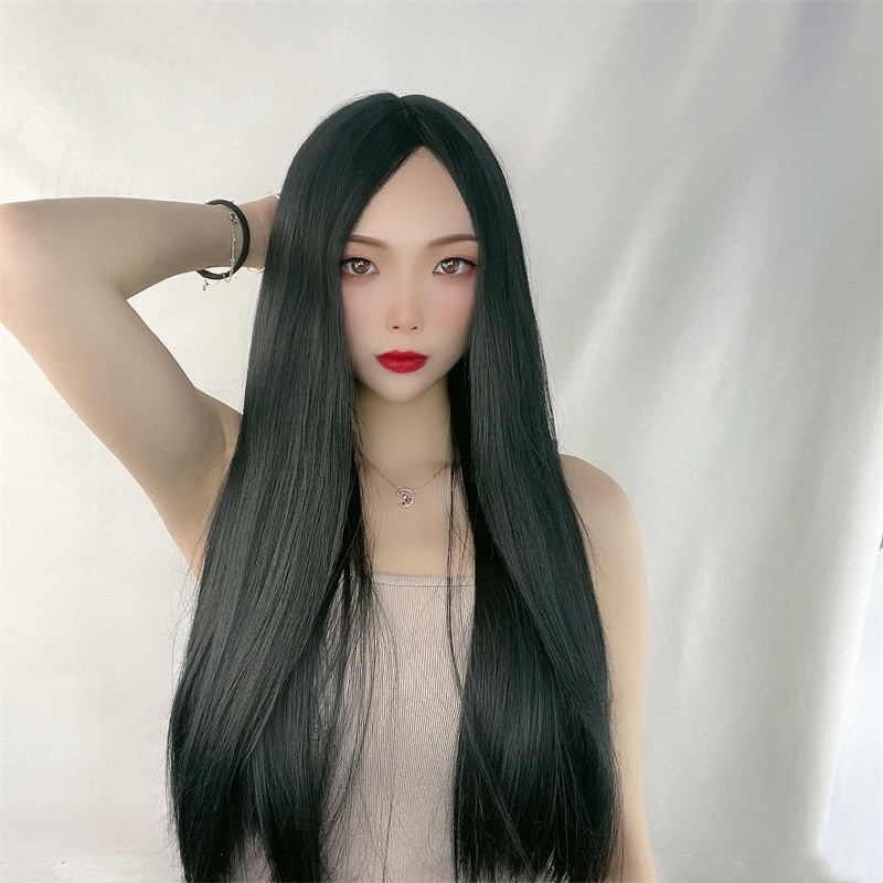 Women's long straight hair wig - огляд і ціна Wig Fiber Net