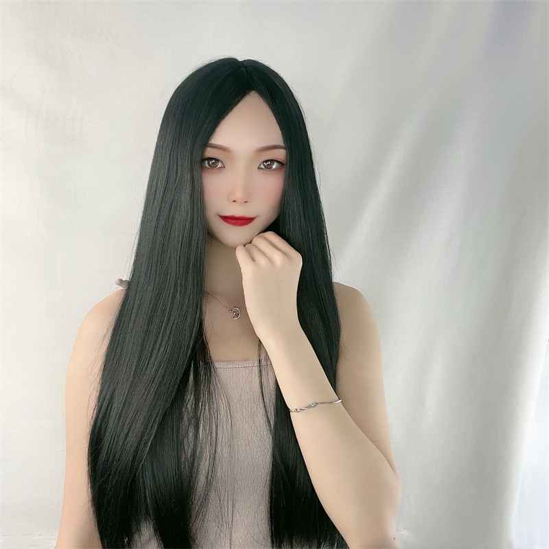 Women's long straight hair wig - огляд і ціна Wig Fiber Net